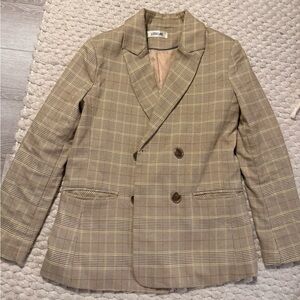 Plaid Blazer CEDELAR size S